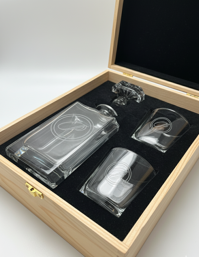 Provenance 7 Year Bourbon Gift Set with Crystal Decanter and Glasses